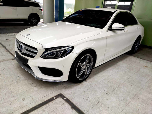 2016 Mercedes Benz C250 AMG A/T Gas with 21T mileage, luxury sedan with AMG styling, available at ROPO